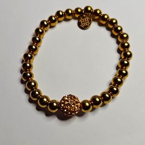 Rustic Cuff - Ireland Gold - Amber